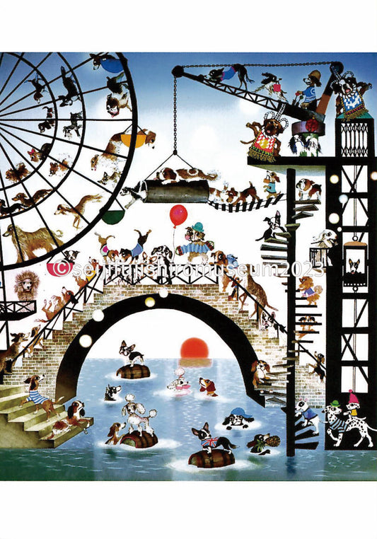 「ワンワン共和国」ポストカード