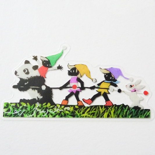 ステッカー「綱引き」