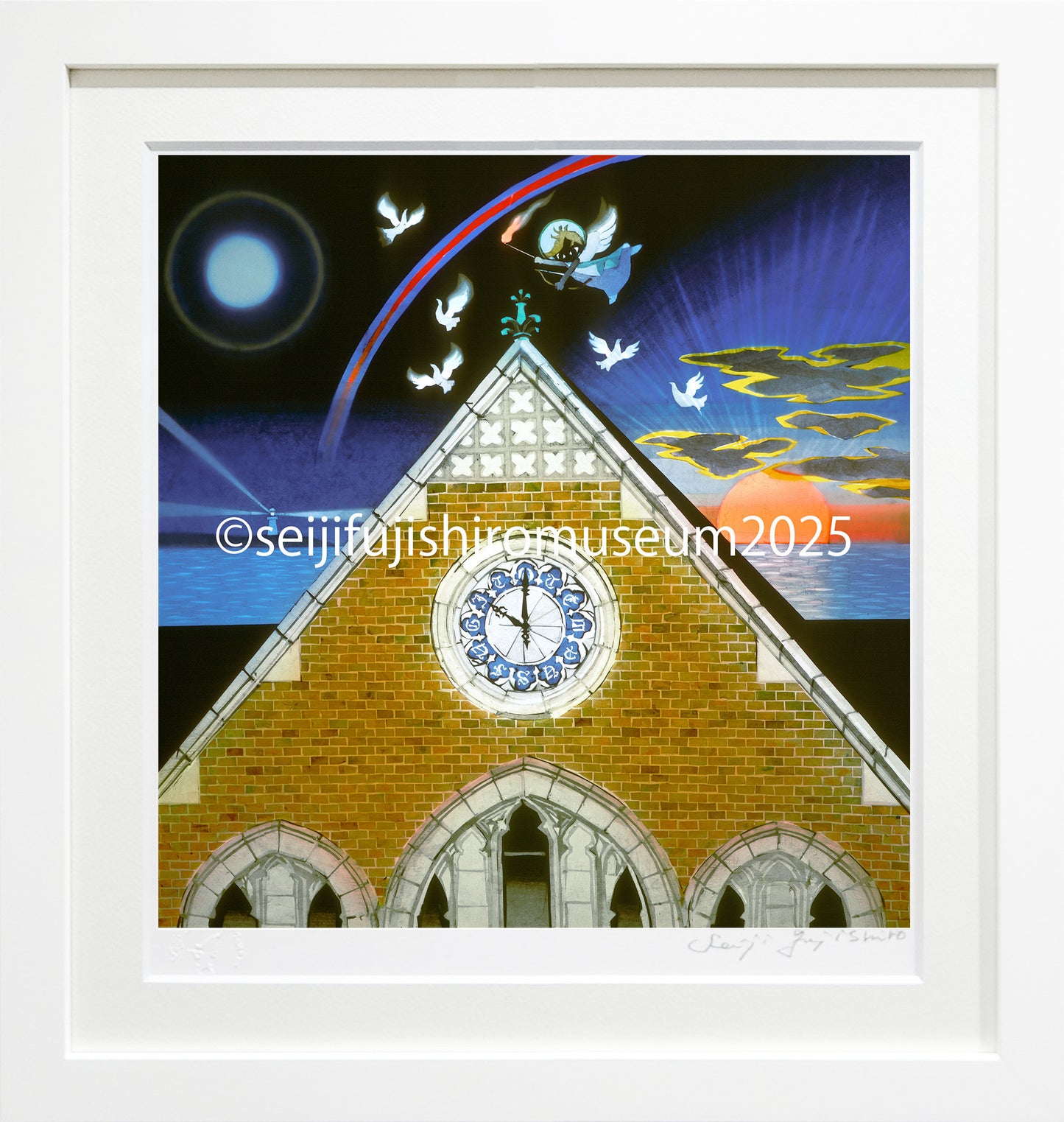 「光陰矢の如し」FSM-356,357 ジクレー版画