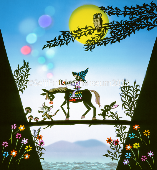 「角笛と少年」FSM-111 ジクレー版画