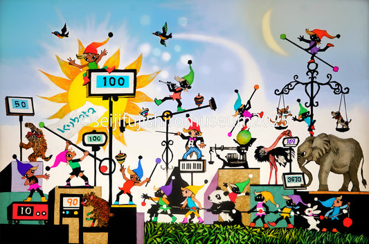 「美しい地球 100才生きる喜び未来へ」FSM-333,355 ジクレー版画