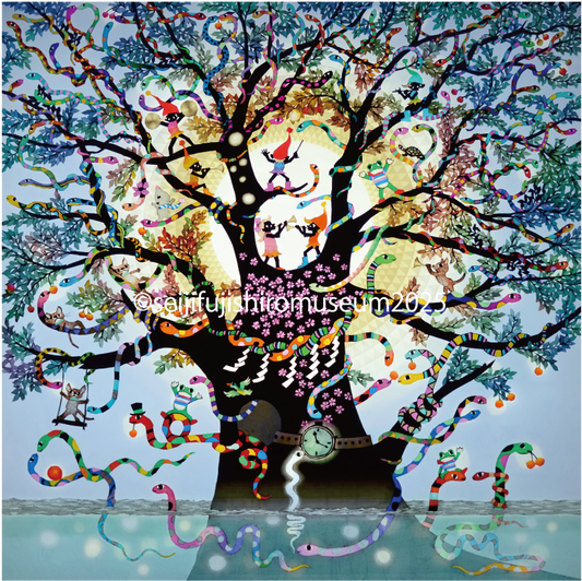 「蛇は永遠の象徴」FSM-344, 345ジクレー版画