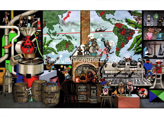 「ラビーコーヒー人生のルーツ」ポストカード