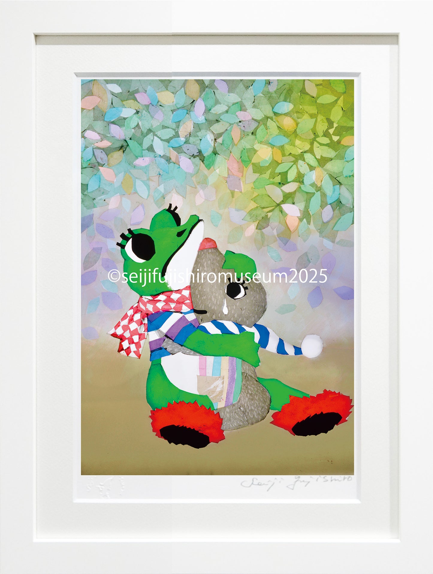 「モグちゃんの涙」FSM-40 ジクレー版画