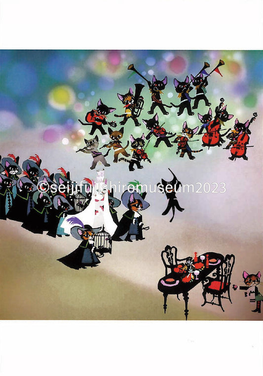 「白いねこの王女さま」ポストカード