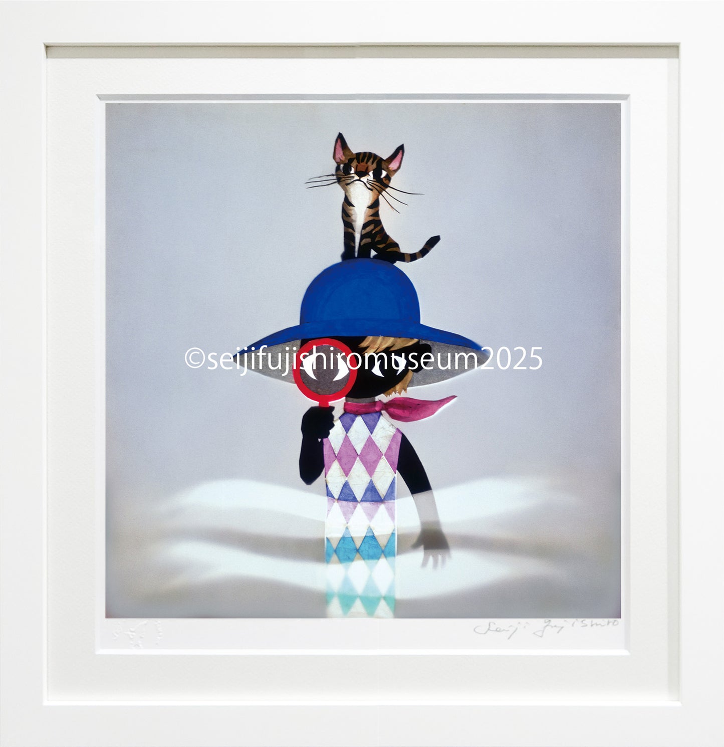 「ぼくの目は猫の目」FSM-348 ジクレー版画