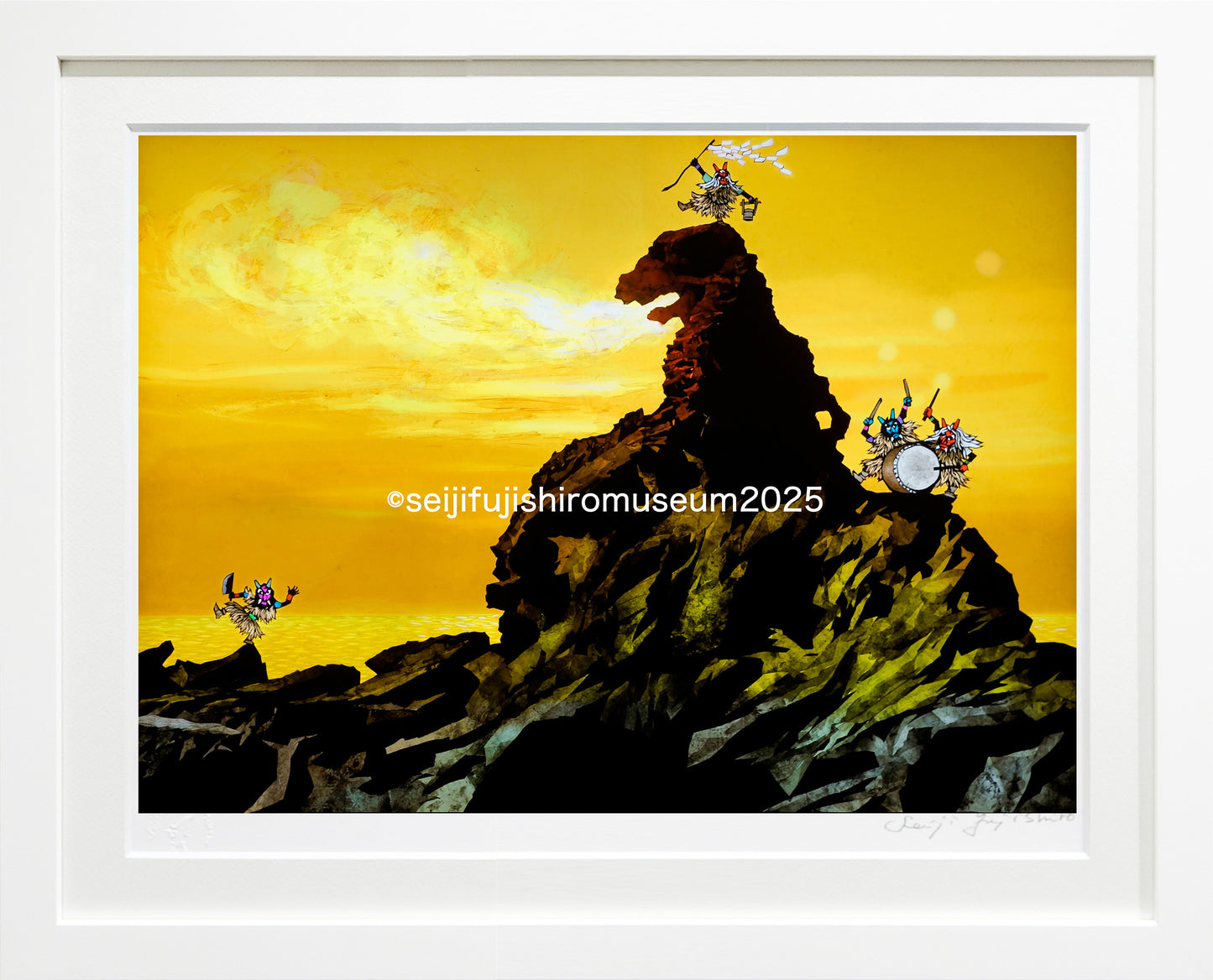 「太陽に燃えるゴジラ吠える」FSM-194 ジクレー版画