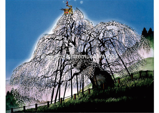 「三春の滝桜」ポストカード