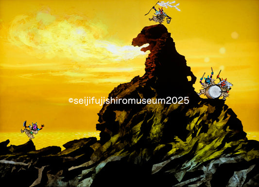 「太陽に燃えるゴジラ吠える」FSM-194 ジクレー版画