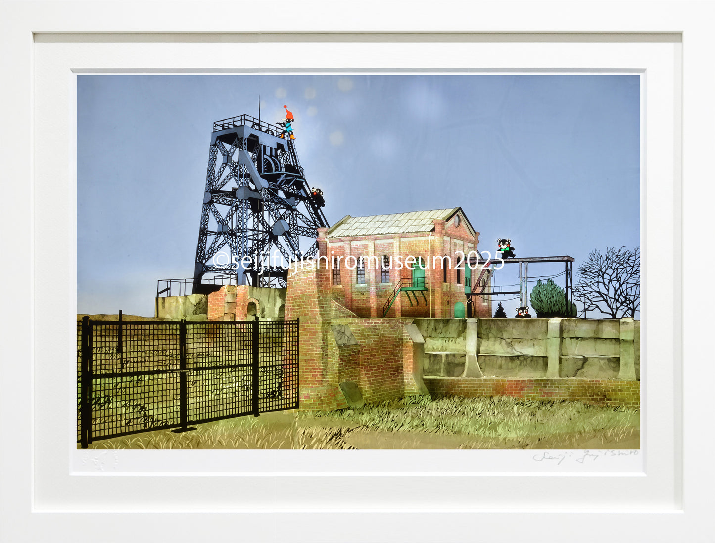 「万田坑」FSM-320,321 ジクレー版画