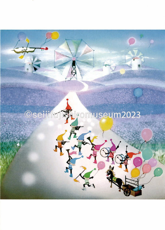 「ラベンダー畑の夢」ポストカード