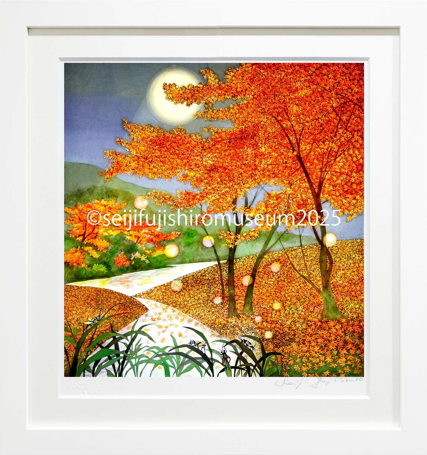 「月光紅葉」FSM-135 ジクレー版画