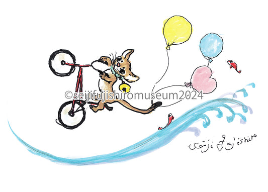 「ネコのオリンピック No.1」ポストカード