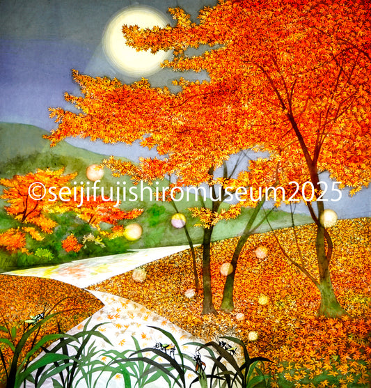 「月光紅葉」FSM-135 ジクレー版画