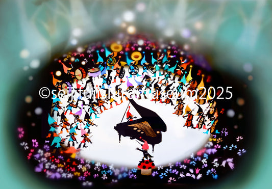 「こびとのオーケストラ」FSM-204 ジクレー版画