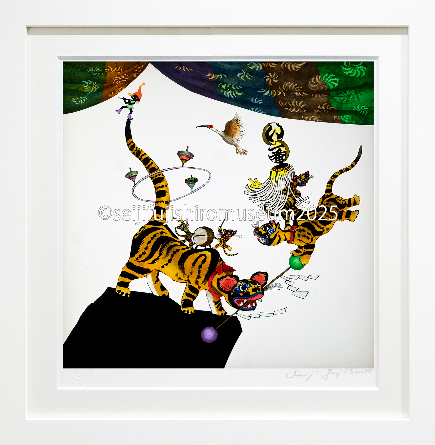 「いの一番 出雲張子 虎は行く勝」FSM-257/258/259/260/261/262 ジクレー版画