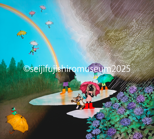 「青嵐夕虹」FSM-130 ジクレー版画