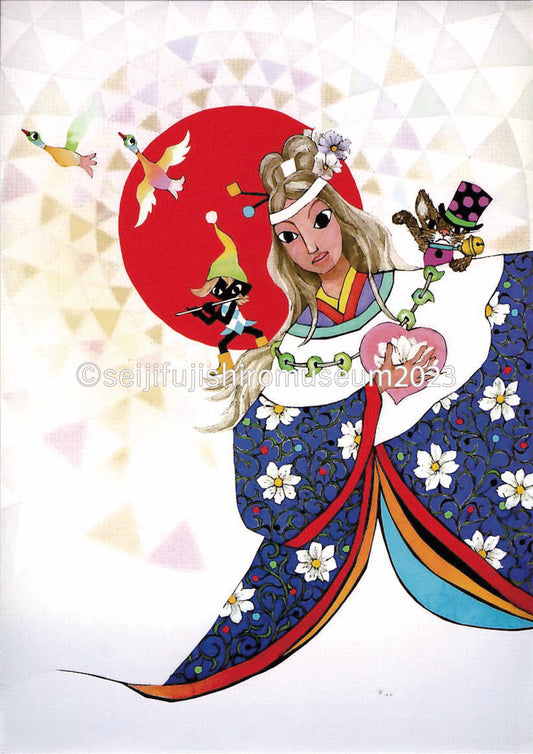 「恵み 舞う 輝き」ポストカード