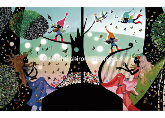 「春の風に奏でて」ポストカード