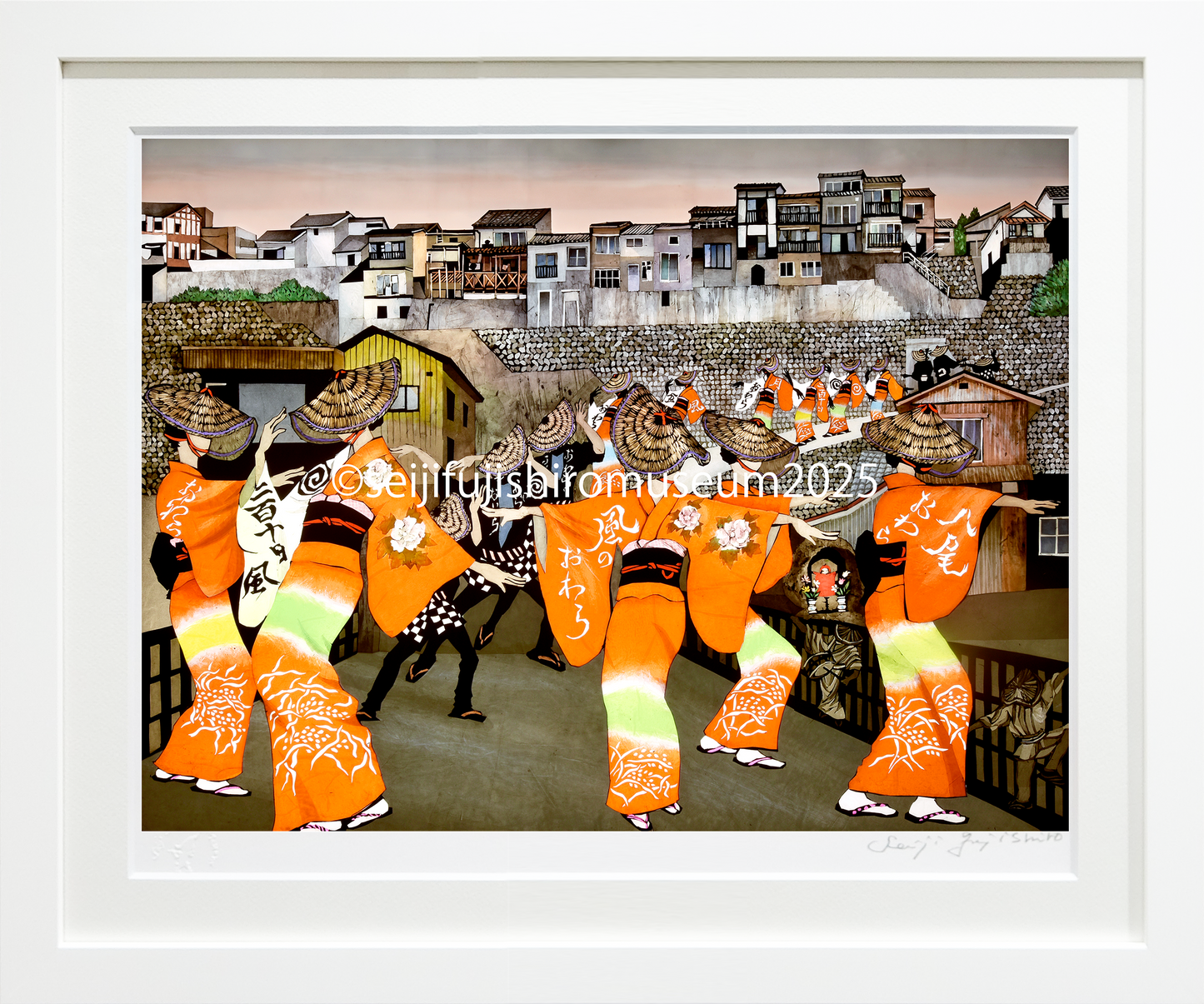 「おわら風の盆」FSM-252 ジクレー版画