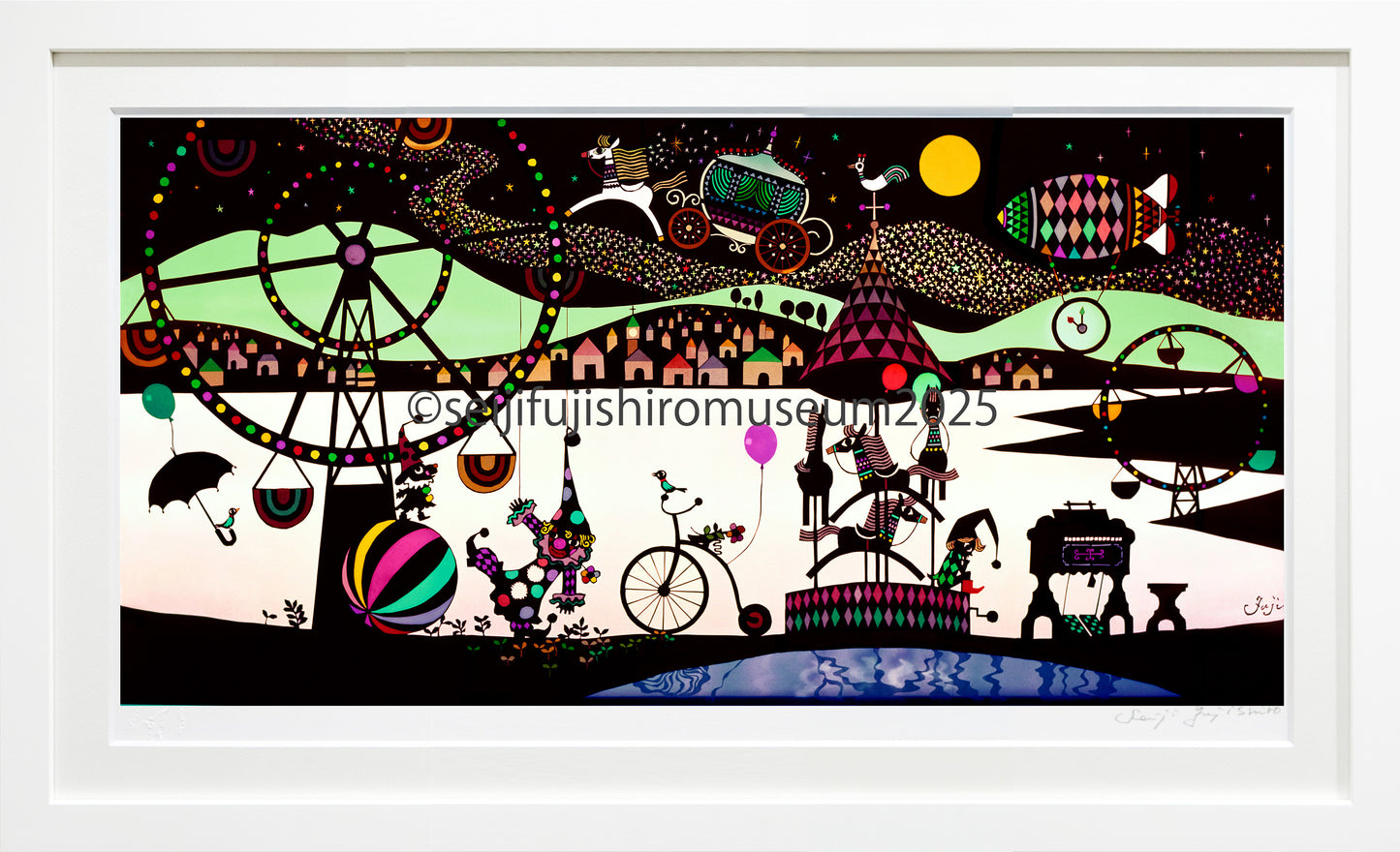 「星空の国の遊園地」FSM-47,48 ジクレー版画