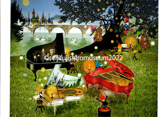 「3台のピアノ ノスタルジア」ポストカード