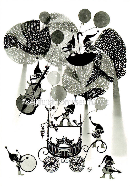 「こびとのシンフォニー」ポストカード