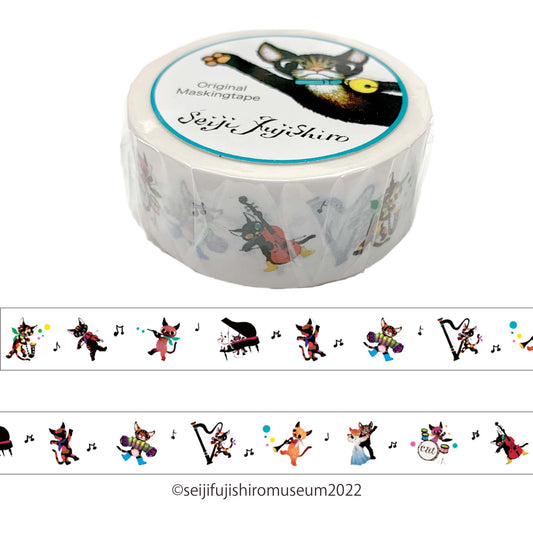 「キャットオーケストラ」マスキングテープ