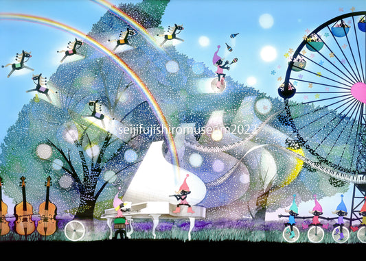 「風の中の白いピアノ」FSM-25 ジクレー版画