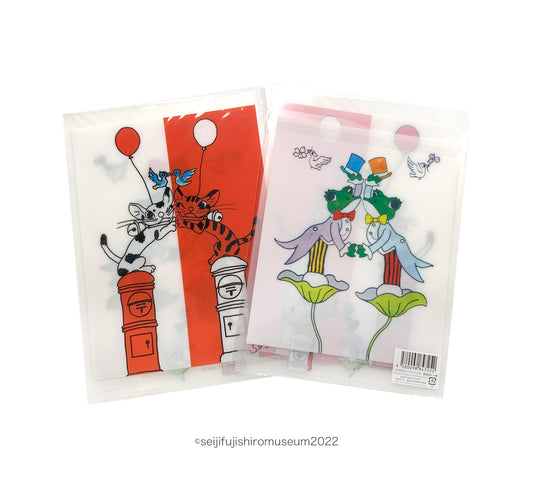 クリアファイルA5サイズ「ウェルカムツインズキャット」/「ツインズケロヨンバッハハ〜イ」