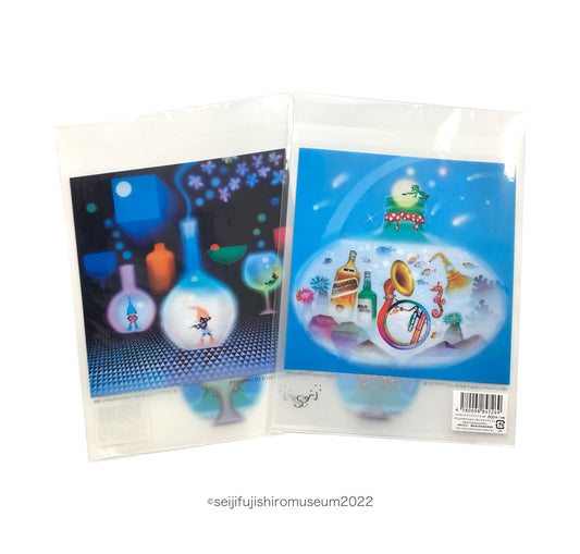 クリアファイルA5サイズ「グラスの中のこびと」/「ぼくのアクアリウム」