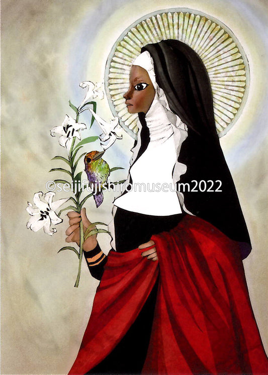 「聖女クララの光」ポストカード