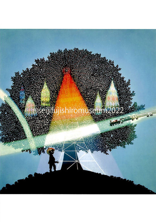 「銀河鉄道の夜 天気輪の木」ポストカード