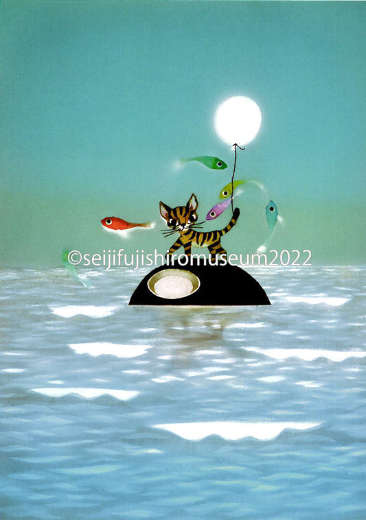 「猫曜日の朝」ポストカード