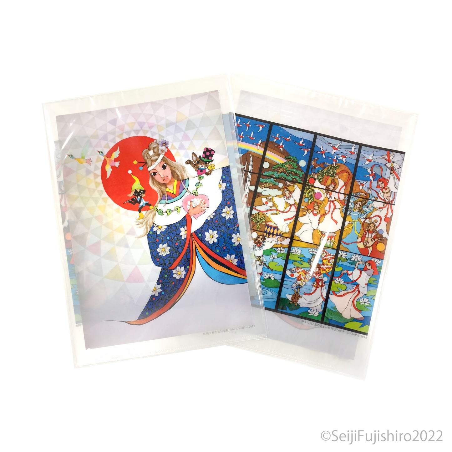 クリアファイルA4サイズ「恵 舞う 輝き」/「神々の光と国の始まり」