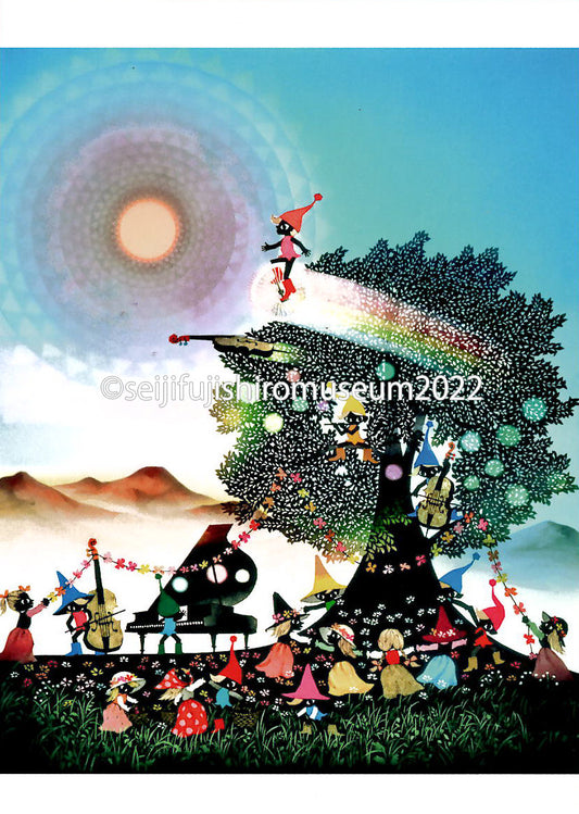 「こびと達のパーティー」ポストカード