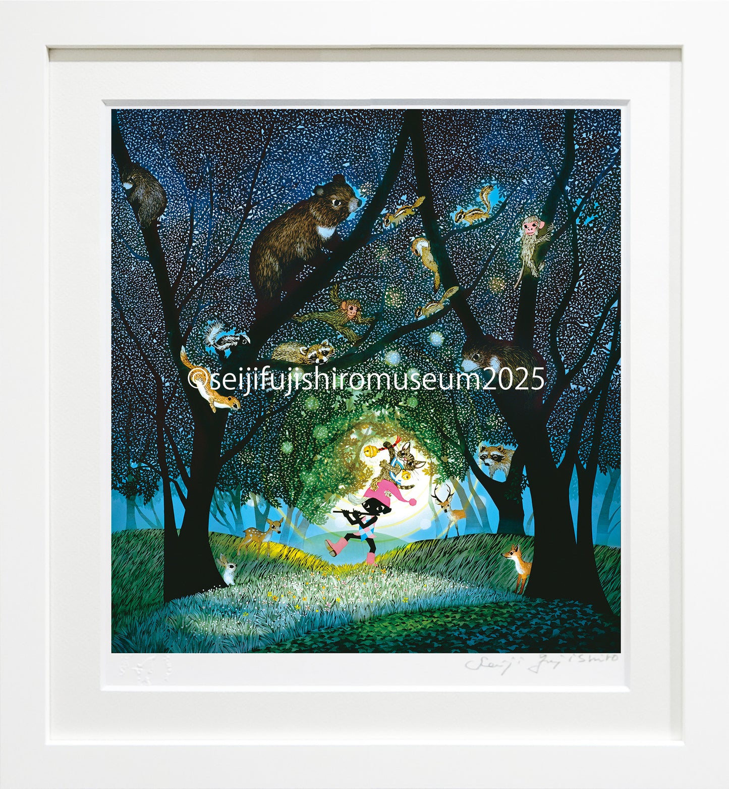 「森へ入る時は鈴をならそう」FSM-131ジクレー版画