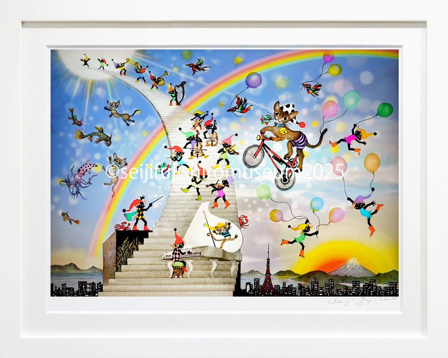 「藤城清治101 アビーと共に生きる」FSM-367,368,369 ジクレー版画