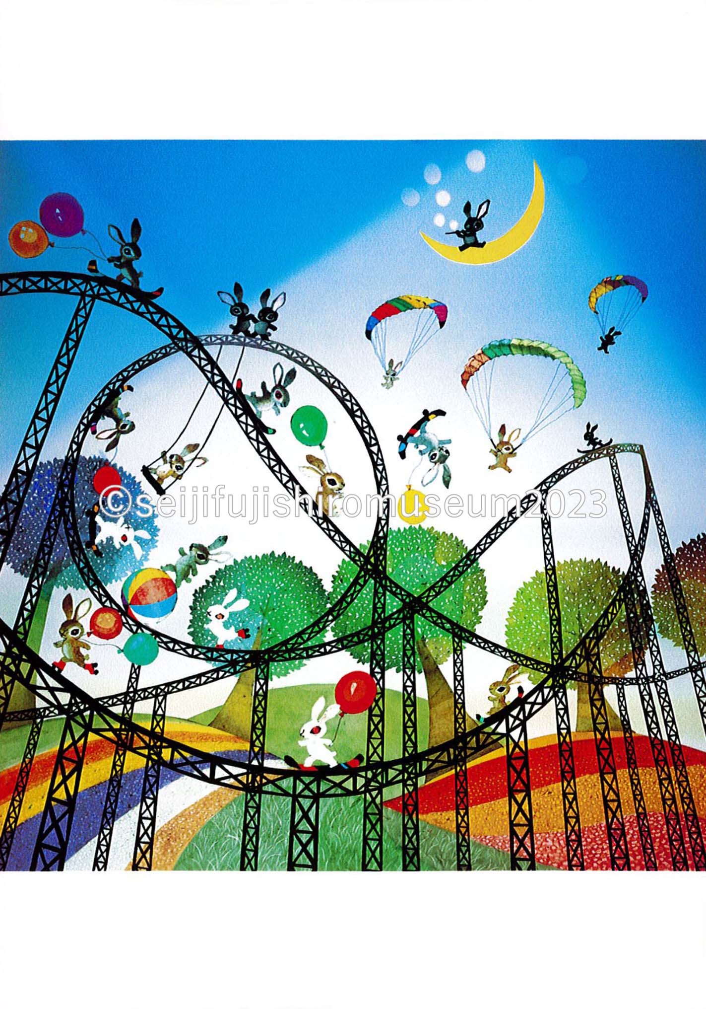 「ジャンピングラビット」ポストカード