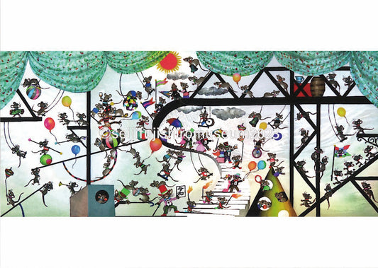 「ねずみのハッピーパーティー」ポストカード