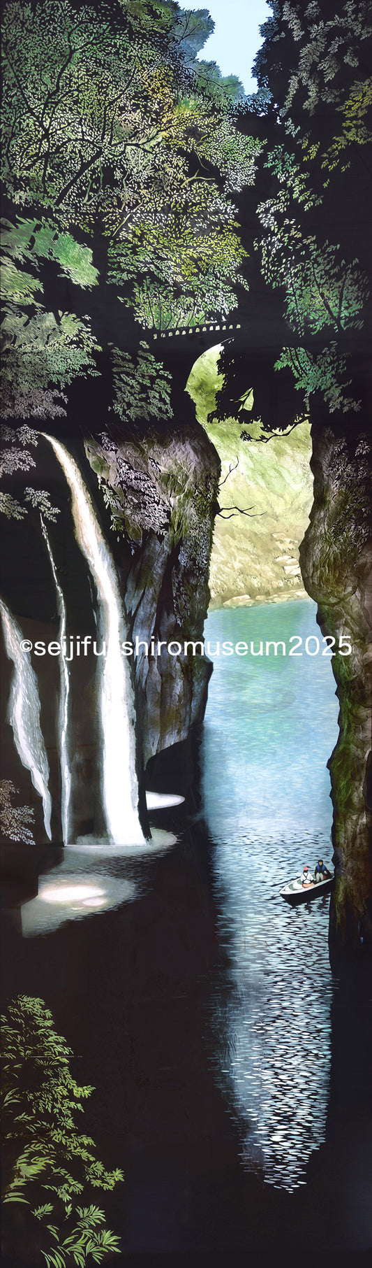 「高千穂峡　真名井の滝」FSM-167　ジクレー版画