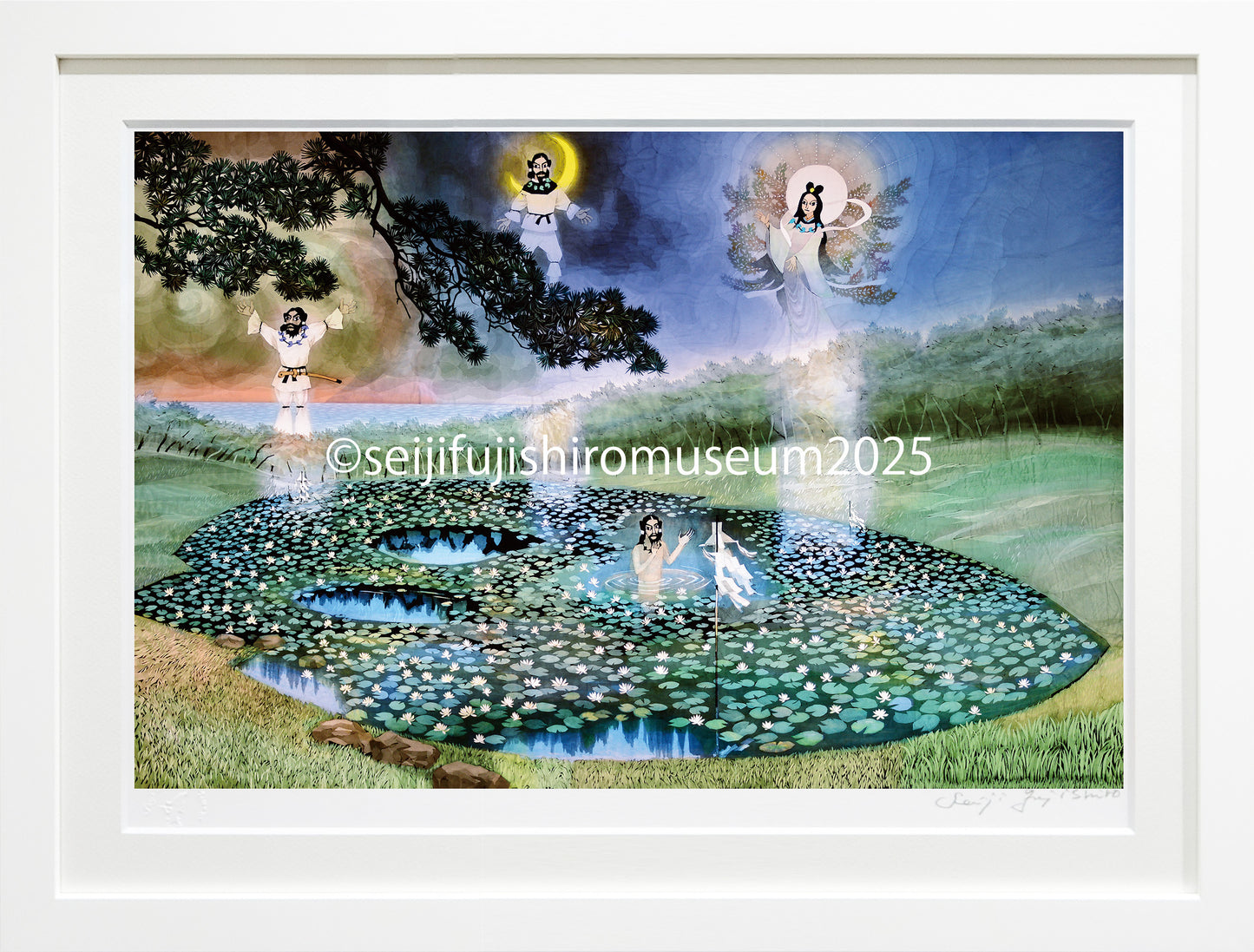 「みそぎ池」FSM-346,347 ジクレー版画