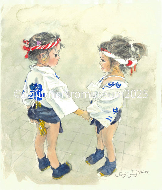 「今年もがんばる 山笠まつり」FSM-302,303 ジクレー版画