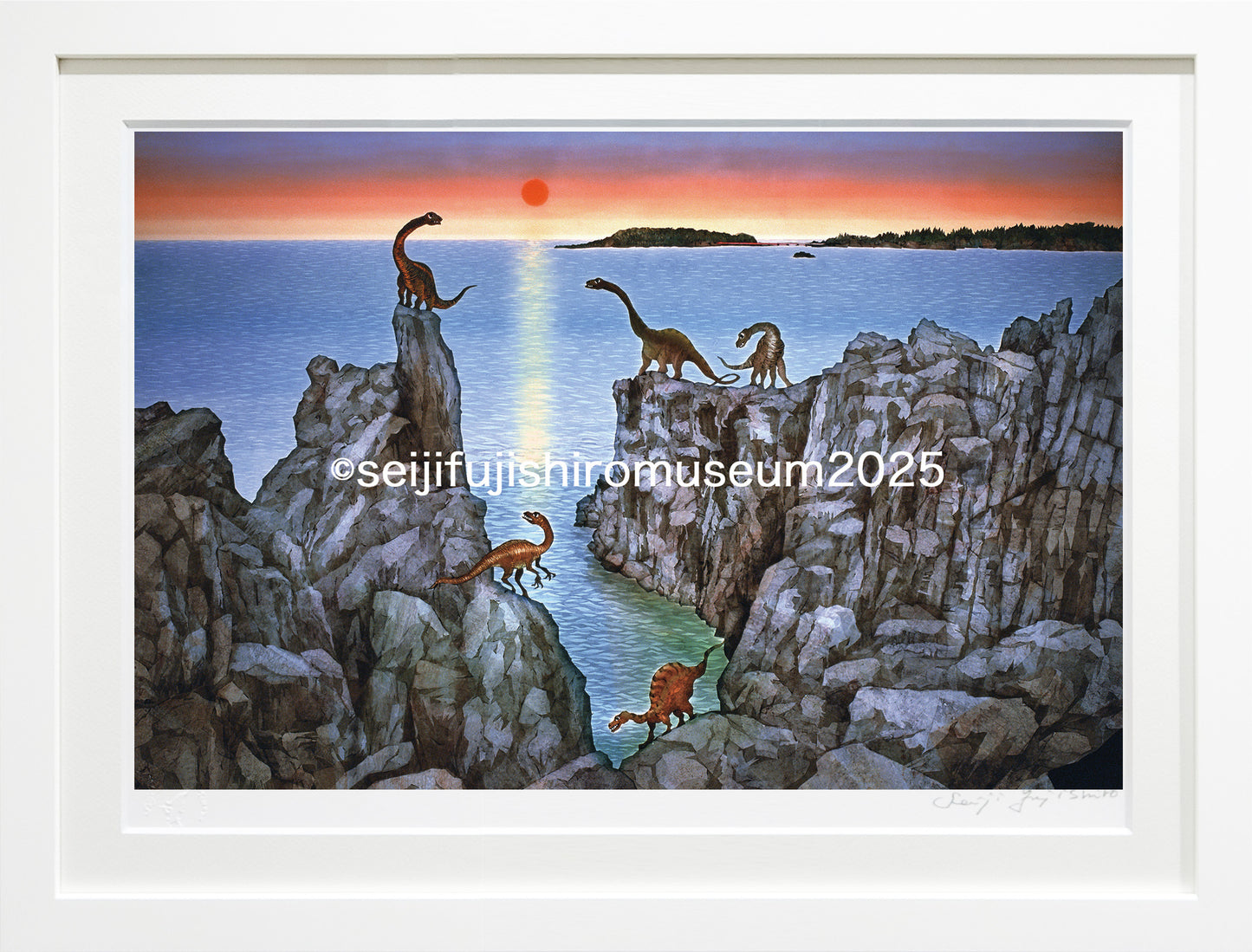 「東尋坊」FSM-342,343ジクレー版画