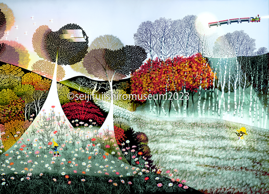「秋色のメルヘン　縦・横」FSM-247,248 ジクレー版画