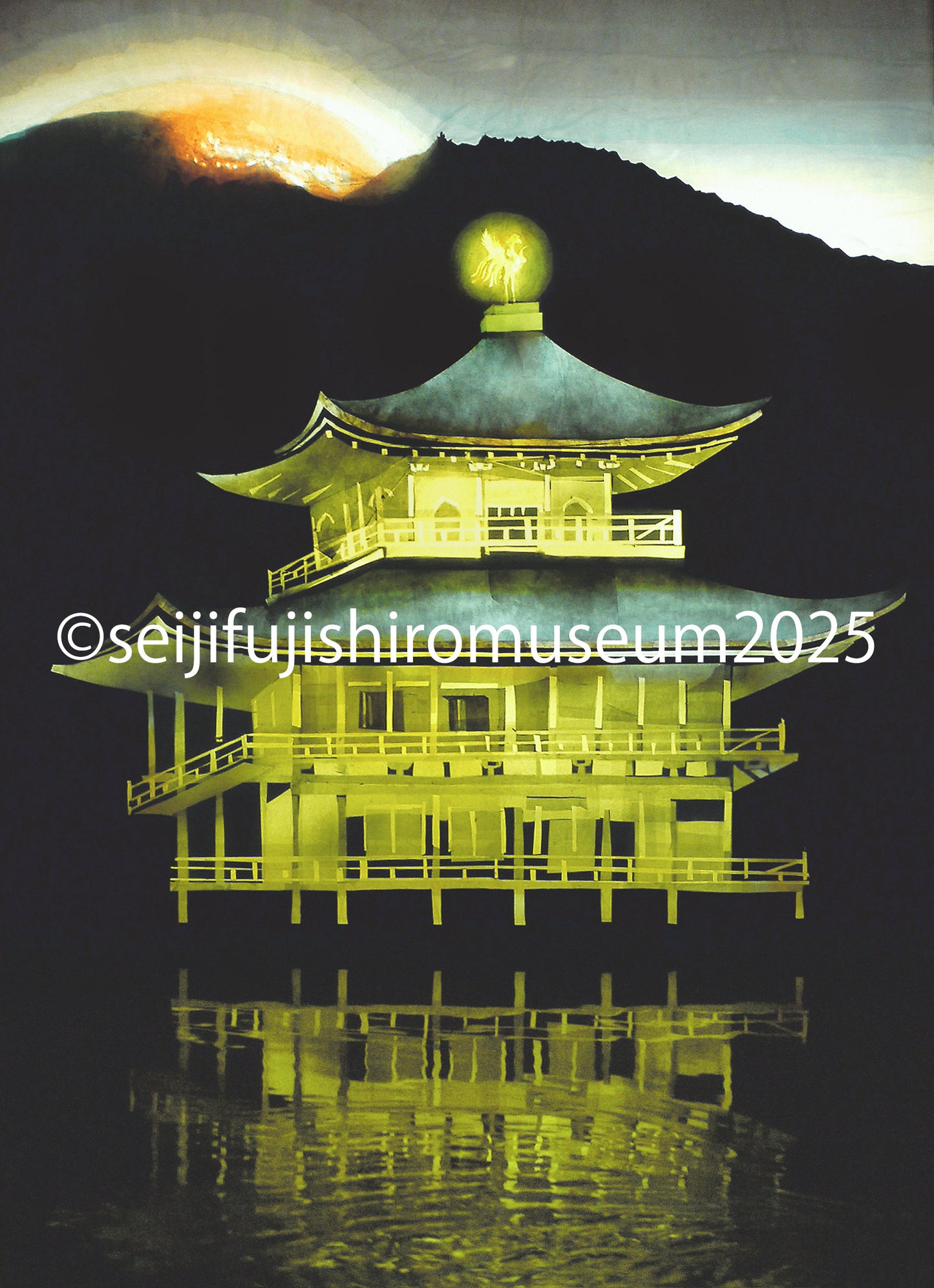 「金閣寺」FSM-181,221　ジクレー版画