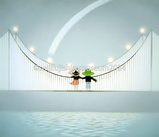 「つり橋はぼくのハープ」FSM-211, 212ジクレー版画