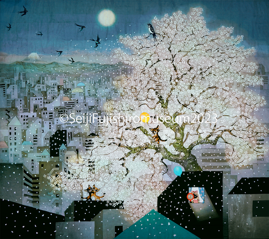 「清明 都桜」FSM-124,125 ジクレー版画