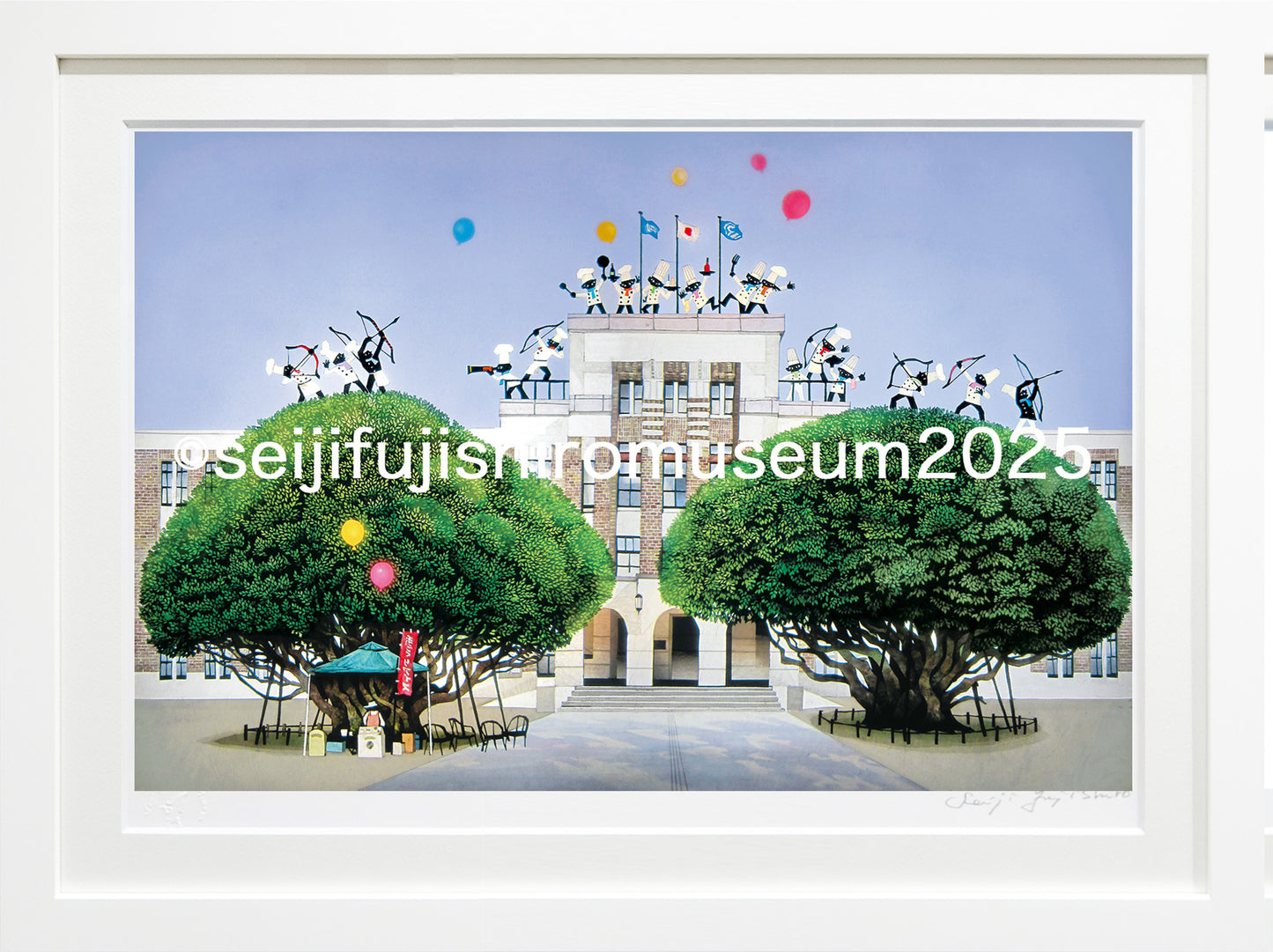 「堂形のしいのき迎賓館」FSM-245　ジクレー版画