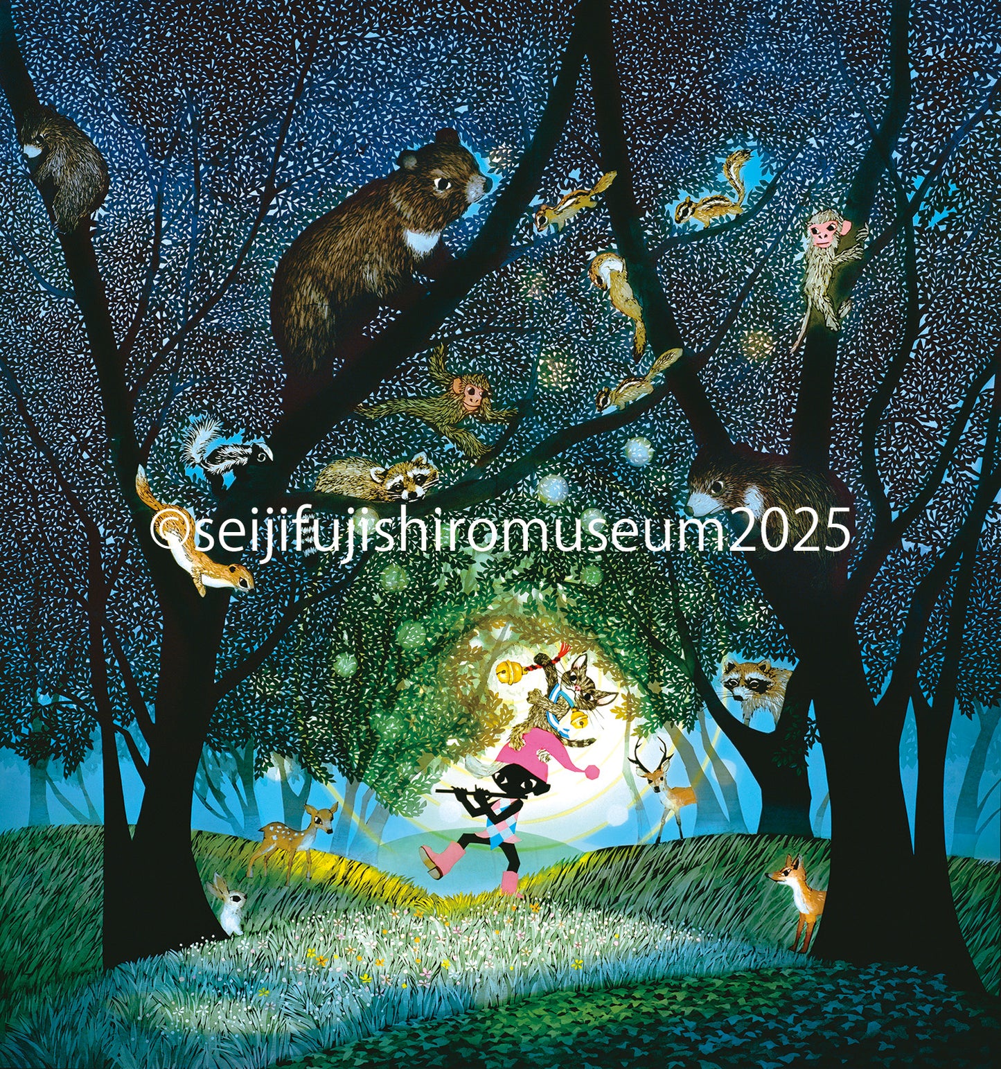 「森へ入る時は鈴をならそう」FSM-131ジクレー版画